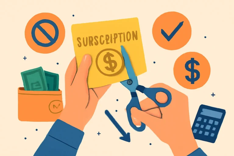 Cutting monthly subscription costs