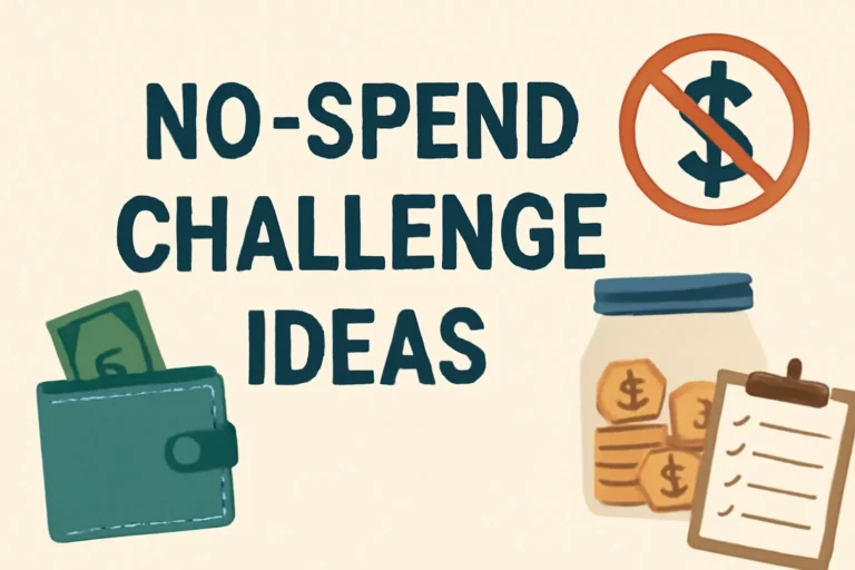 No-spend challenge ideas