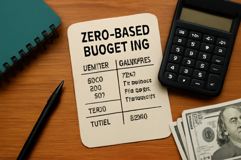 Zero-based budgeting