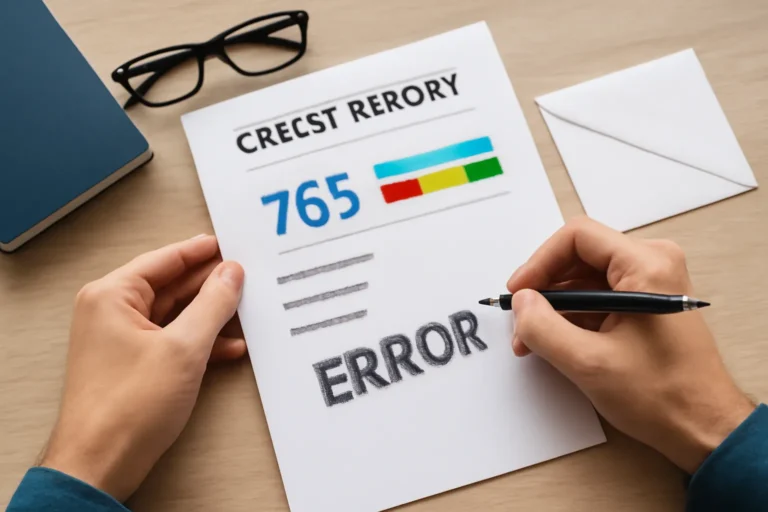 How to dispute a credit report error