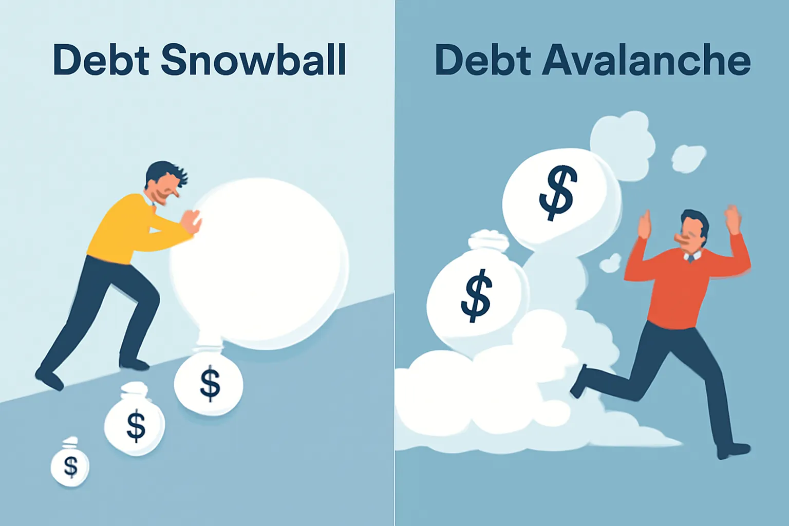Debt snowball vs. debt avalanche