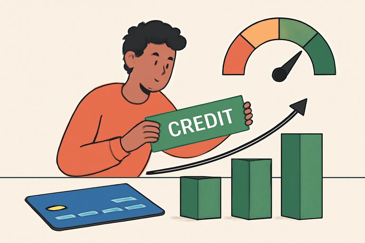 Building credit from scratch